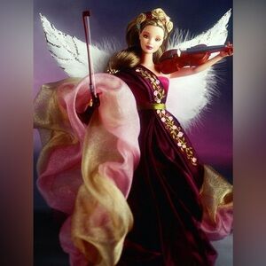 ♥️ Beautiful HEARTSTRING ANGEL BARBIE Angels of Music Collection